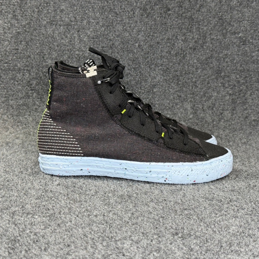 Converse Chuck Taylor All Star Crater High Shoes Womens 9.5 Black Retro Athletic